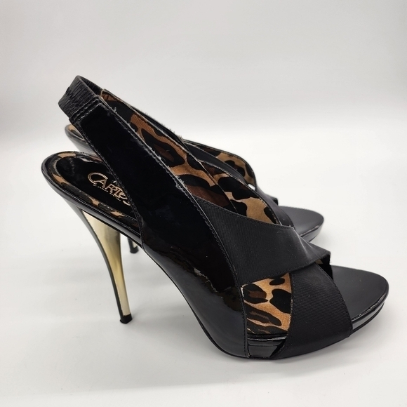 Carlos Santana Open-Toe Sandal Heels Size 8.5 Shoes - Picture 4 of 14